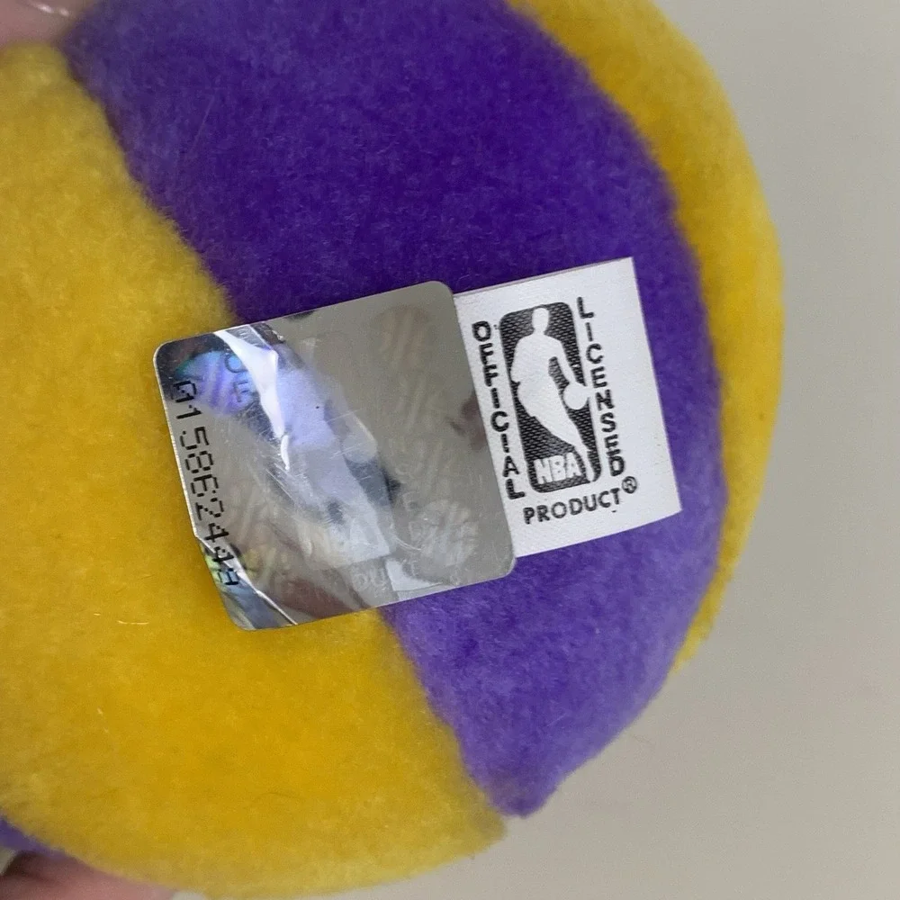 Vintage Los Angeles Lakers Plush Basketball Sports Pillow 4